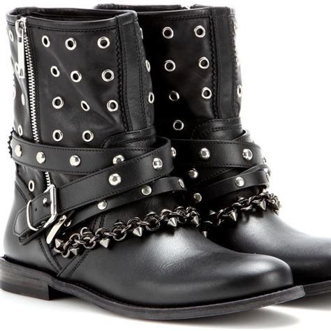 burberry studded ankle boots